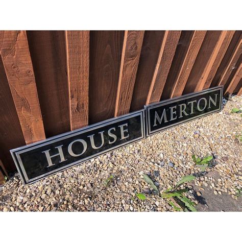 cast metal house signs uk|cast metal signs custom made.